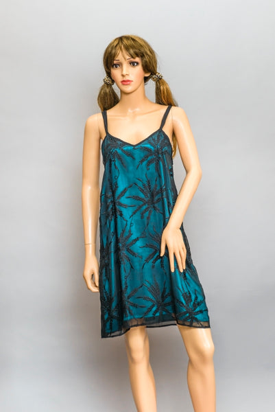 1980's Original Kitty Fisher's Secret Silk Slip Dress with Wrap