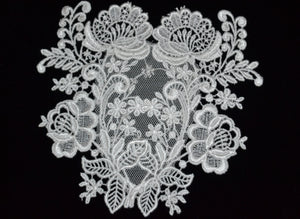 Sprigs and Flowers Lace Doiley - PM125