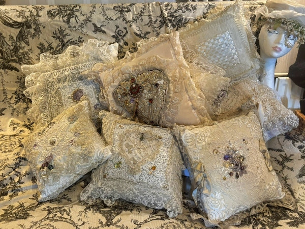 Our beautiful Lace Lovers Cushions make perfect gifts  ....