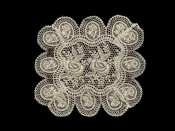 Rose Heart Doily - D239RH