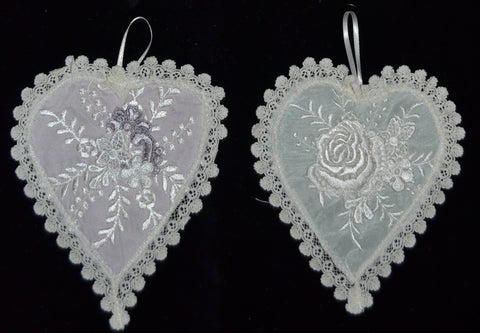 Heart Shaped Scented Sachets, Set of  2 - DH7