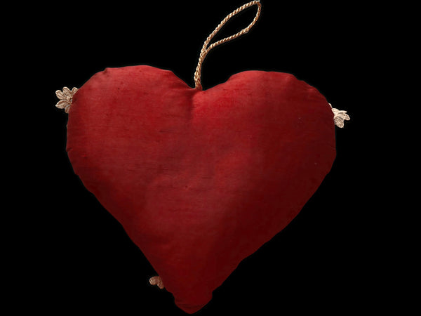 Lace Lovers Red and Gold Hanging cushion - HCNRG