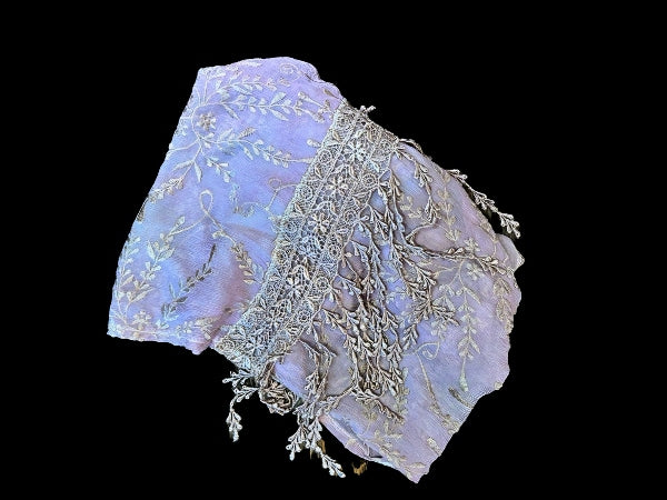 Victorian Sprig Drippy Scarf - SF810