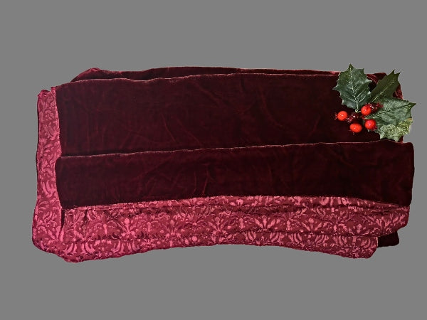 Silk Velvet and Devore Silk Wrap - WP5052