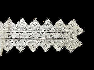 Narrow Nottingham Lace Scarf - SF206