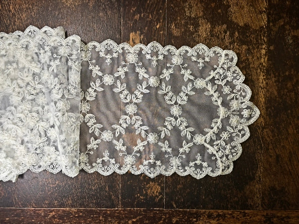 Ivory All Over Lace Scarf - SF201/N