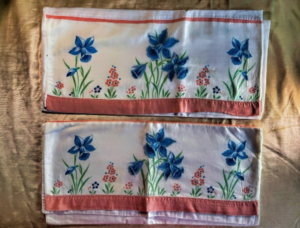 Vintage Floral  Bolster and Pillowcase Set - VBED1
