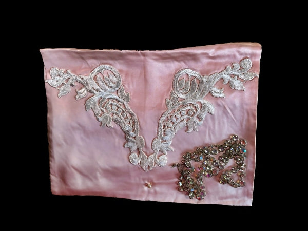 Pure Silk and Nottingham Lace Lingerie/Travel Bag - LBG265