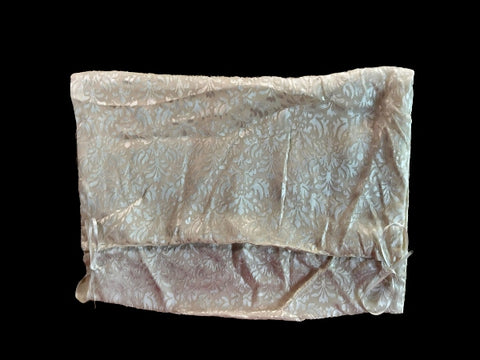 Pure Silk Devore Cream Lingerie/Travel Bag with Ties - LBG616