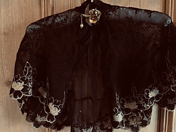 Lace Evening Cape - LCA103