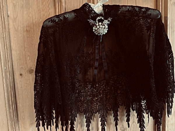 Lace Evening Cape - LCA104