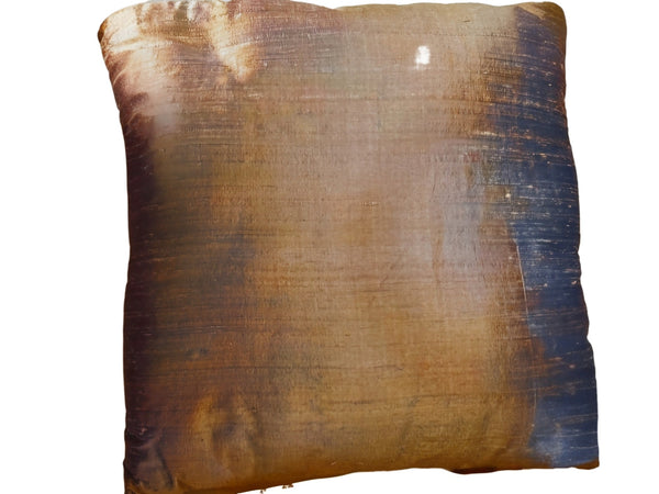 Lace Lovers Silk and Gold Nottingham Lace Silk Cushion - LLCN3005