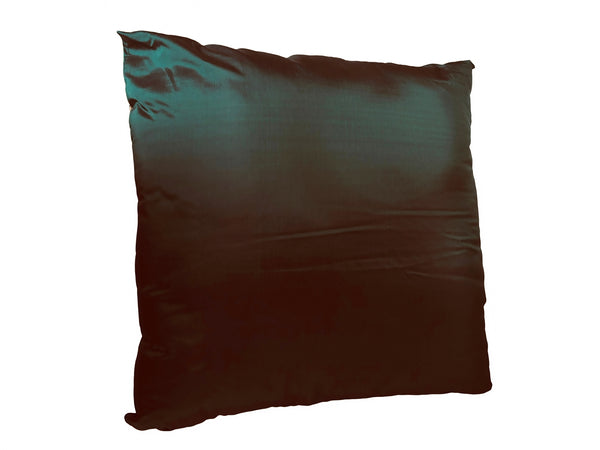 Lace Lovers Dark Green and Gold Nottingham Lace Silk Cushion - LLCN3016