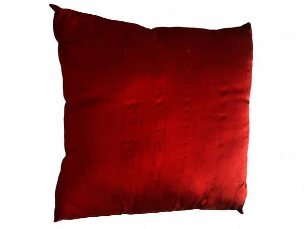 Lace Lovers Ruby and Ruby Nottingham Lace Silk Cushion - LLCN3031