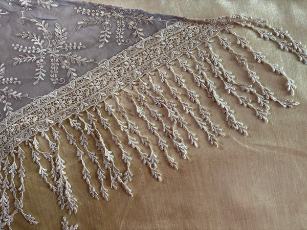 Drippy Lace Evening Shawl - SH316