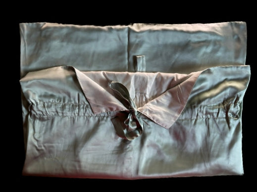 Pale Aqua Pure Silk Tidy Bag - TB1