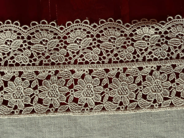 Nottingham Lace and Irish Linen Place Mat  - PM624/2
