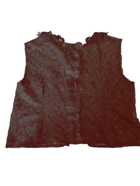 Black Sleeveless Blouse - VBL105