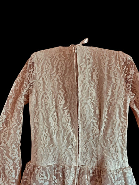 Vintage Empireline Nottingham Lace Wedding Dress - VWD1