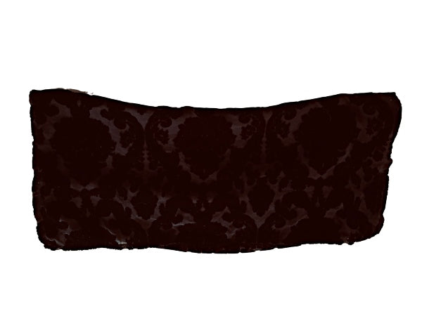 Black Devore Silk Velvet Wrap - WP407