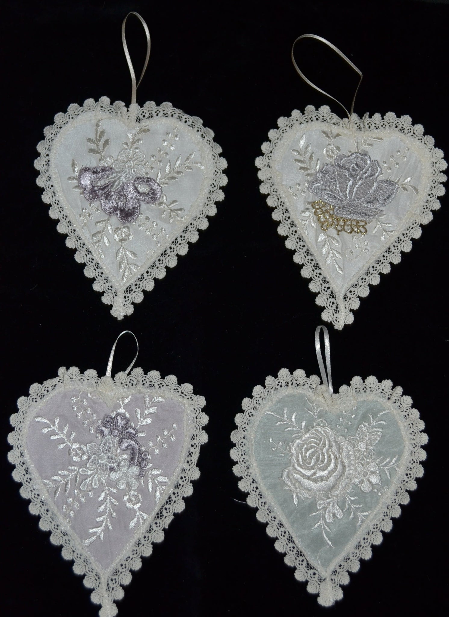 Heart Shaped Lavender Sachets, Set of 4 - DH5
