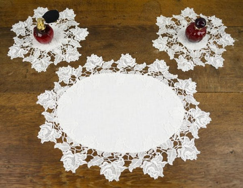 lace dressing table mats uk Lace Table Mats
