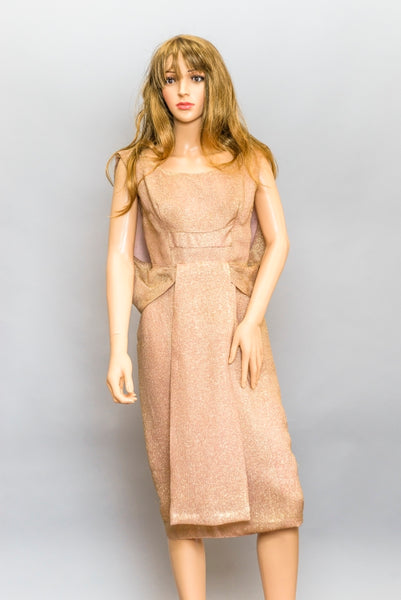 1950's Original Gold Lame’ Dress