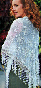 Drippy Lace Evening Shawl - SH316