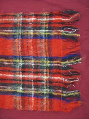Royal Tartan Wrap  in Wool and Mohair - WP101