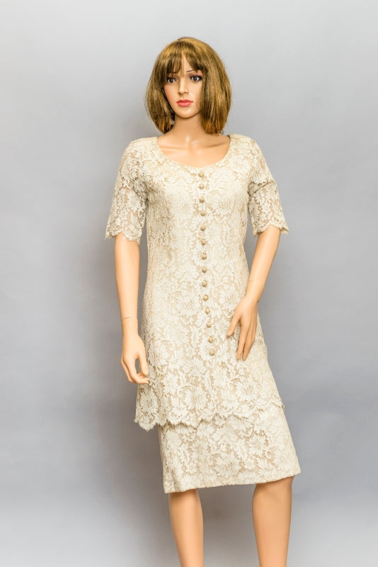 1930's Original Chantilly Lace Dress